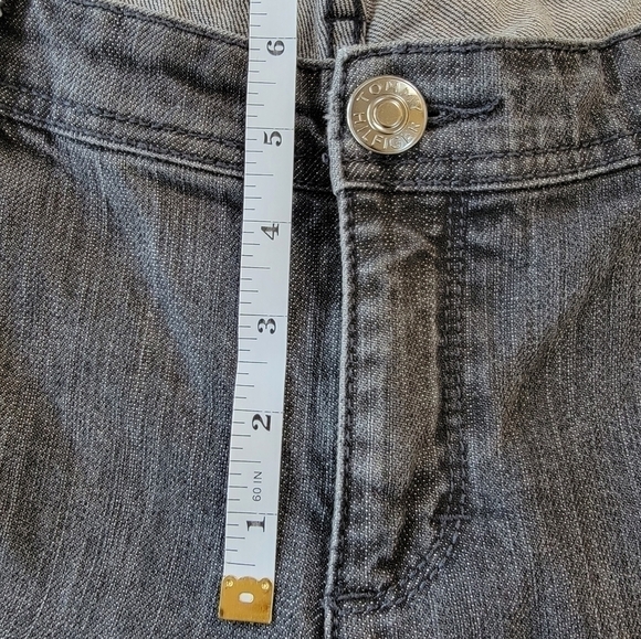 TOMMY hilfiger black distress wash jeans size 14 - Picture 10 of 13